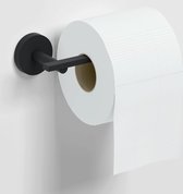 Clou Flat toiletrolhouder 16.5x7.2x4.8cm mat zwart