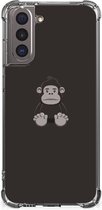 Smartphone hoesje Samsung Galaxy S21 Hoesje Bumper met transparante rand Gorilla