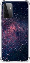 Smartphone hoesje Geschikt voor Samsung Galaxy A72 4G/5G Mobiel Case met transparante rand Stars
