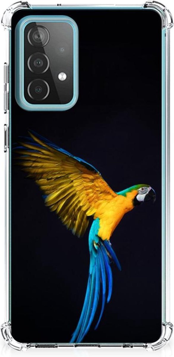 Samsung Galaxy A52 4G/5G Case Anti-shock Papegaai