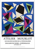 Matisse Fashion Poster Atelier Mourlot - 50x70cm Canvas - Multi-color