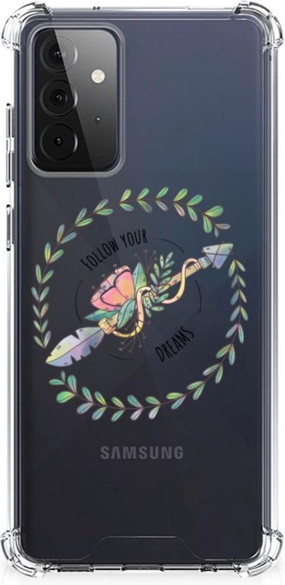 Samsung Galaxy A72 4G/5G Stevig Bumper Hoesje Boho Dreams
