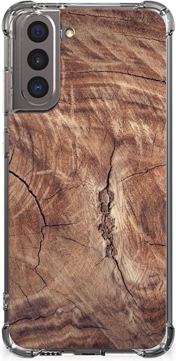 Samsung Galaxy S21 Stevig Telefoonhoesje Tree Trunk