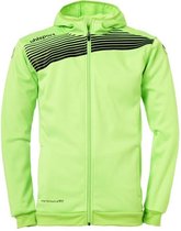 Uhlsport Liga 2.0 Hood Jacket Flash Groen-Zwart Maat S