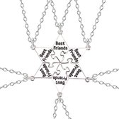 Kasey Vriendschapsketting - BFF ketting voor 6 - Best Friend Ster