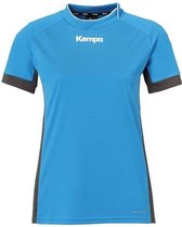 Kempa Prime Shirt Dames Kempa Blauw-Antraciet Maat XL