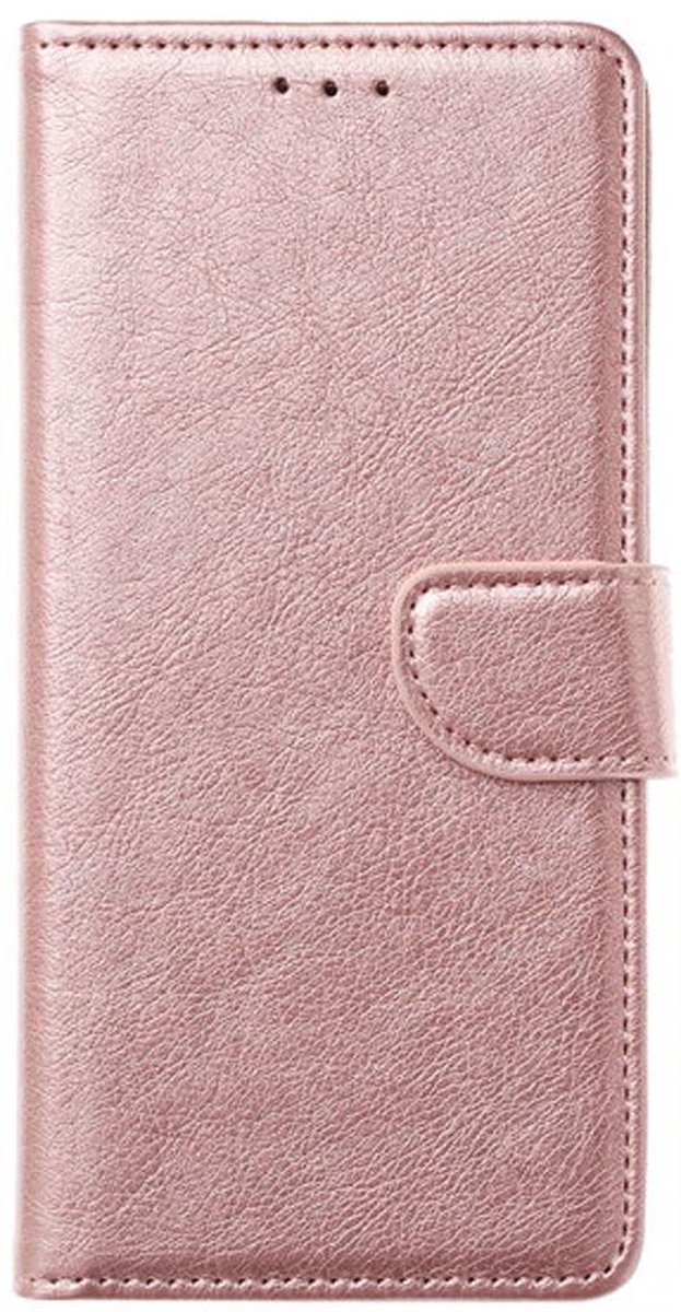 BixB Samsung A52 / A52s hoesje - Samsung Galaxy A52 / A52s hoesje - Book Case Wallet - Rose goud