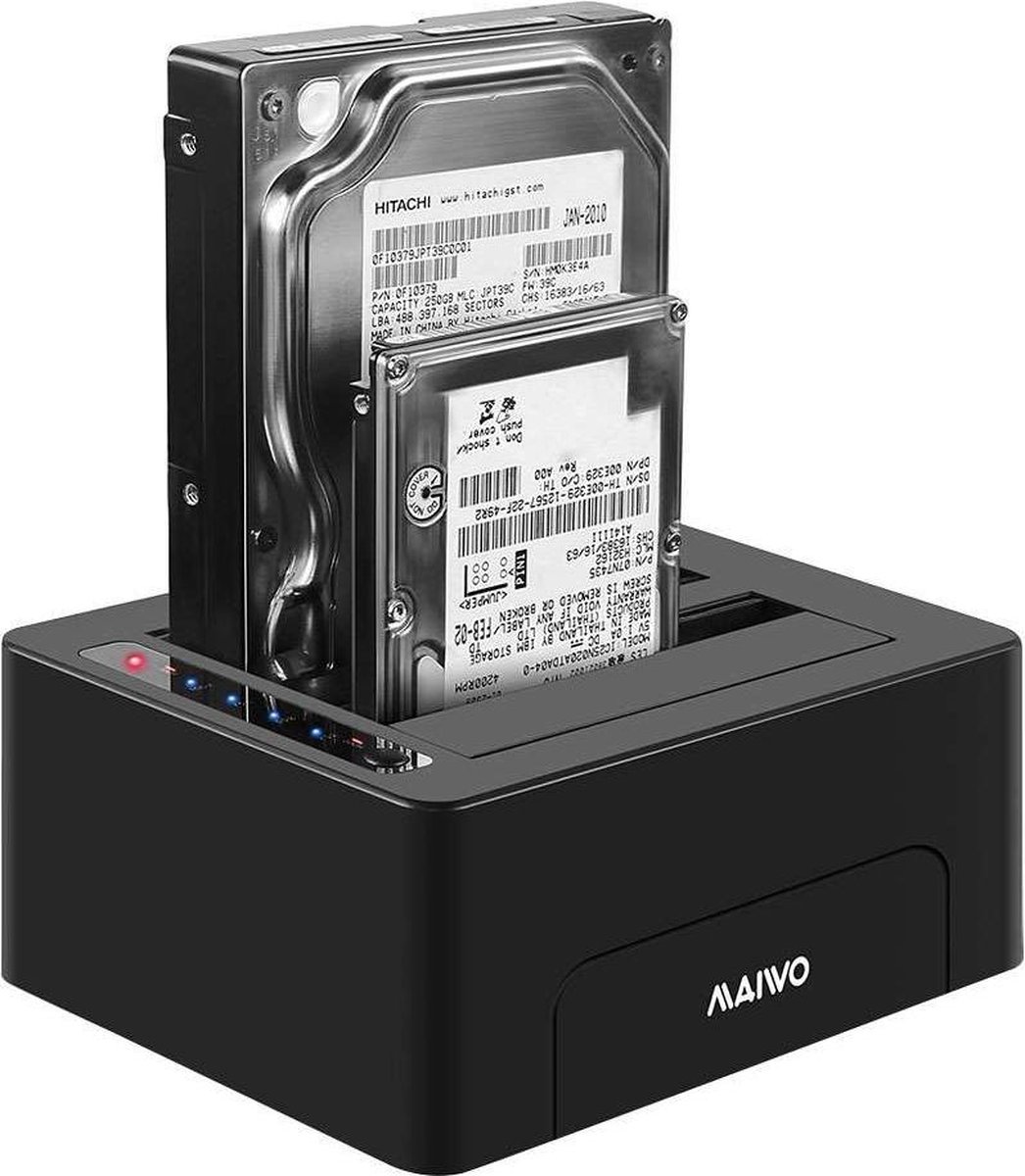 Maiwo K3082 Dockingstation - 2,5 '', 3,5 '' SATA HDD/SSD - USB 3.1 GEN1