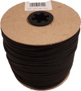 Nylon Touw-Koord Zwart, 3mm x 100 meter.