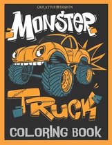 Creative Design Monster Truck Coloring Book