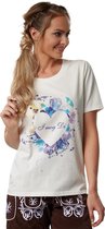 dressforfun - T-shirt Herzilein S - verkleedkleding kostuum halloween verkleden feestkleding carnavalskleding carnaval feestkledij partykleding - 302870