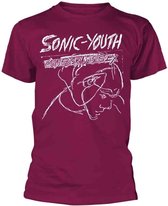 Sonic Youth Heren Tshirt -M- Confusion Is Sex Rood