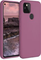 kwmobile telefoonhoesje voor Google Pixel 5 - Hoesje voor smartphone - Back cover in roestig roze