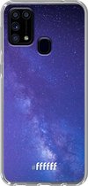 Samsung Galaxy M31 Hoesje Transparant TPU Case - Star Cluster #ffffff