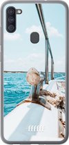 Samsung Galaxy A11 Hoesje Transparant TPU Case - Sailing #ffffff