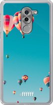 Honor 6X Hoesje Transparant TPU Case - Air Balloons #ffffff