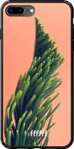 iPhone 8 Plus Hoesje TPU Case - Waving plant #ffffff