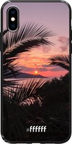 iPhone Xs Hoesje TPU Case - Pretty Sunset #ffffff