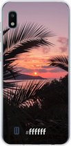 Samsung Galaxy A10 Hoesje Transparant TPU Case - Pretty Sunset #ffffff