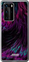 Huawei P40 Pro Hoesje Transparant TPU Case - Roots of Colour #ffffff