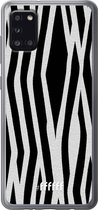 Samsung Galaxy A31 Hoesje Transparant TPU Case - Zebra Print #ffffff