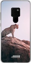 Huawei Mate 20 Hoesje Transparant TPU Case - Leopard #ffffff