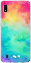 Samsung Galaxy A10 Hoesje Transparant TPU Case - Rainbow Tie Dye #ffffff