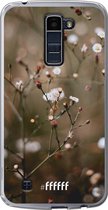 LG K10 (2016) Hoesje Transparant TPU Case - Flower Buds #ffffff