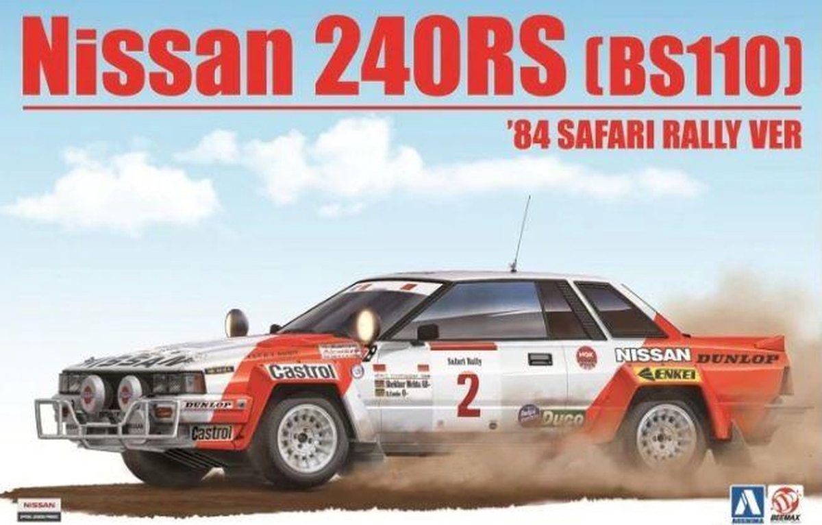 1:24 Beemax 24014 Nissan 240RS [BS110] '84 Safari - plastic modelbouwpakket