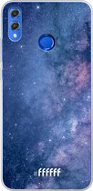 Honor 8X Hoesje Transparant TPU Case - Perfect Stars #ffffff