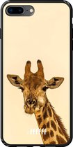 iPhone 7 Plus Hoesje TPU Case - Giraffe #ffffff