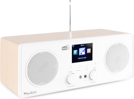 klap Alternatief procent DAB radio met Bluetooth en wifi - Audizio Bari - Internet radio - DAB+ & FM  radio -... | bol.com