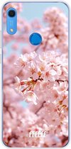 Huawei Y6 (2019) Hoesje Transparant TPU Case - Cherry Blossom #ffffff