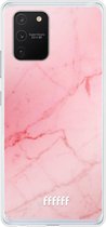 Samsung Galaxy S10 Lite Hoesje Transparant TPU Case - Coral Marble #ffffff