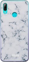 Honor 10 Lite Hoesje Transparant TPU Case - Classic Marble #ffffff