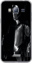 Samsung Galaxy J3 (2016) Hoesje Transparant TPU Case - Plate Armour #ffffff