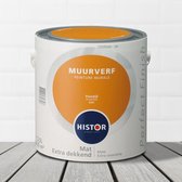 Histor Perfect Finish Muurverf Mat - 2,5 Liter - Vuurpijl