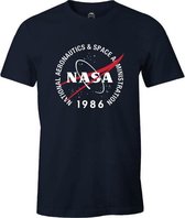 NASA - 1986 Heren T-Shirt - Zwart - M