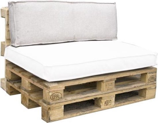 rekruut lavendel Belonend Los Mick (Pallet)-Rugkussen - 120 x 40 cm - Beige | bol.com