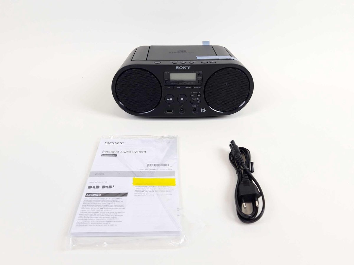 Sony ZS-PS55 - DAB+ Radio/cd-speler - Zwart | bol.com