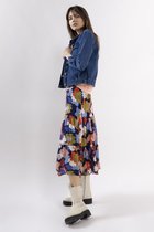 Sissy-Boy - Maxi rok met all over print en ruffle details