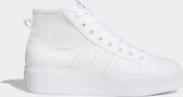 Adidas Nizza Platform Mid W Dames sneakers - ftwr white/ftwr white/ftwr white - Maat 40