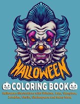Halloween Coloring Book: Halloween Illustrations with Witches, Cats, Vampires, Zombies, Skulls, Shakespeare and Many More