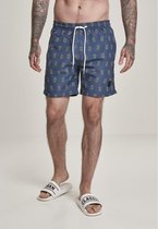 Urban Classics Zwemshorts -2XL- Pineapple Blauw