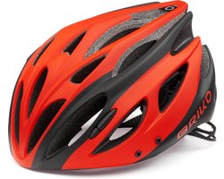 Briko Fietshelm Race unisex Zwart Rood - Kiso Bike Helmet Shiny Black Red - M