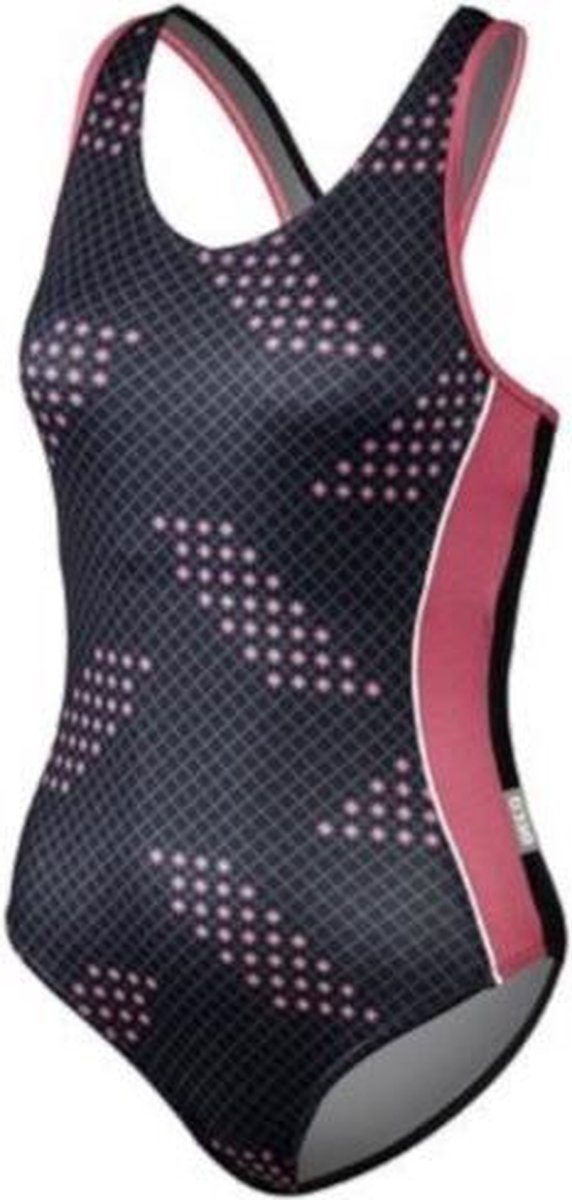 Beco Badpak Competition Dames Polyester Rood/zwart Maat 44