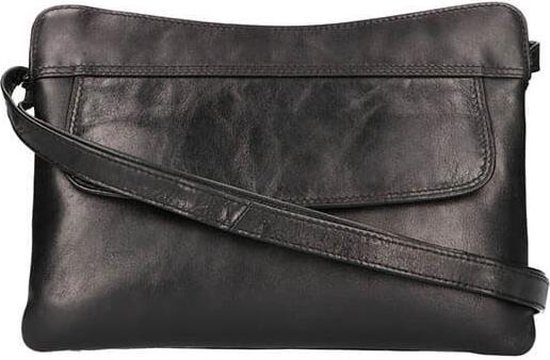 Leather Design Schoudertas Bristol Zwart