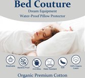 Bed Couture - Hoogwaardige Organic Kussenbeschermer - 2 stuks - 80 x 80cm - 100% waterdicht, Optimale Bescherming - Ademend, Antibacterieel
