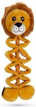 Beeztees Leeuw Lio - Hondenspeelgoed - Pluche - Oranje - 32x12,5x7,5 cm