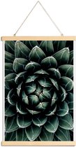JUNIQE - Posterhanger Cactus hart -60x90 /Groen